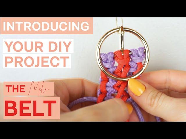 Introducing: The Mila Belt | Your next macramé DIY project | JULIANA MARTEJEVS | Ready-to-Craft