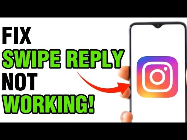 FIX INSTAGRAM SWIPE REPLY NOT WORKING! (NEW UPDATE)