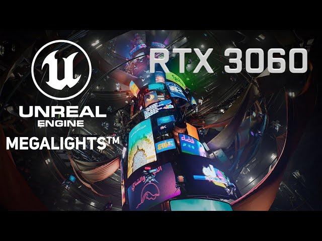 Unreal Engine Megalights: RTX 3060 Performance Test!