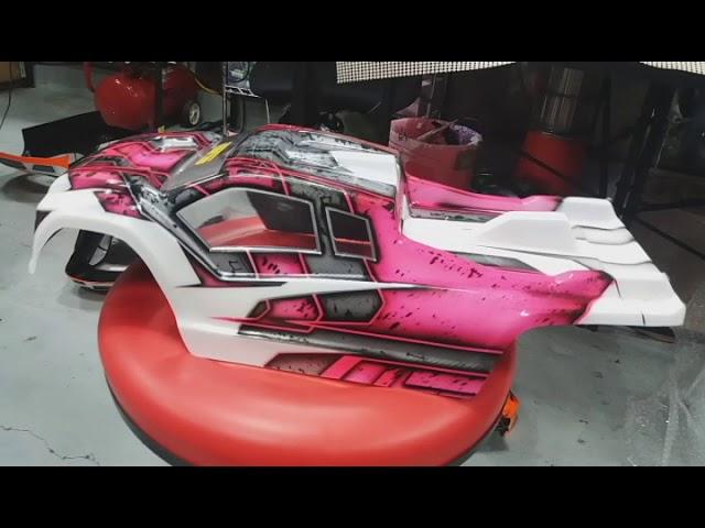 HB Racing D817T, E817T Body painting 바디 도색 / www.rcfactory.net