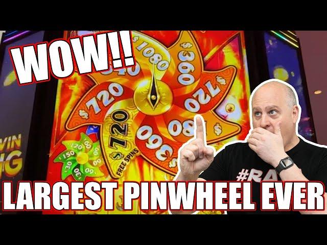 Max Betting Pinwheel Prizes Until I Hit a Bonus!