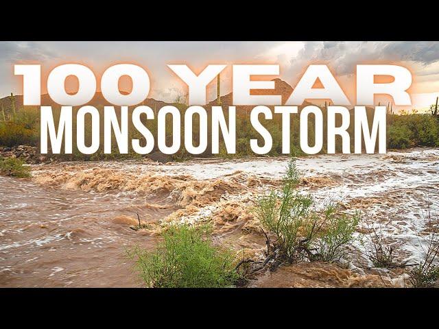 Massive Monsoon Storm Floods Phoenix Arizona