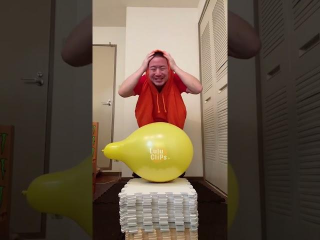 TikTok Video junya1gou Baloon Challenge | LuLu Clips #tiktok  #shorts