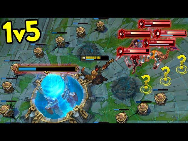 18 MINUTES OF IMPOSSIBLE 1v5 OUTPLAYS - League of Legends