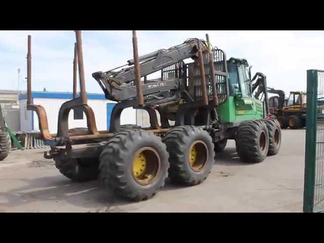 John Deere 1110D 2007 г.в. / www.forwarder.su лесная техника спробегом