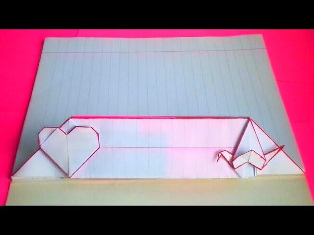 оригами конверт сердечко журавлик. идеи для личного дневника (лд) #15 / origami envelope heart