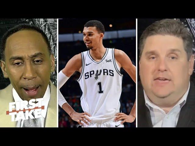 FIRST TAKE | "Wemby is best player in NBA" - Stephen A. & Windy on Spurs should build around Wemby