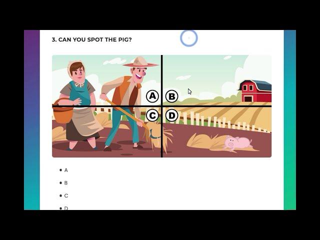 Spot The Pig Quiz Answers  | Quiz Diva | Updated