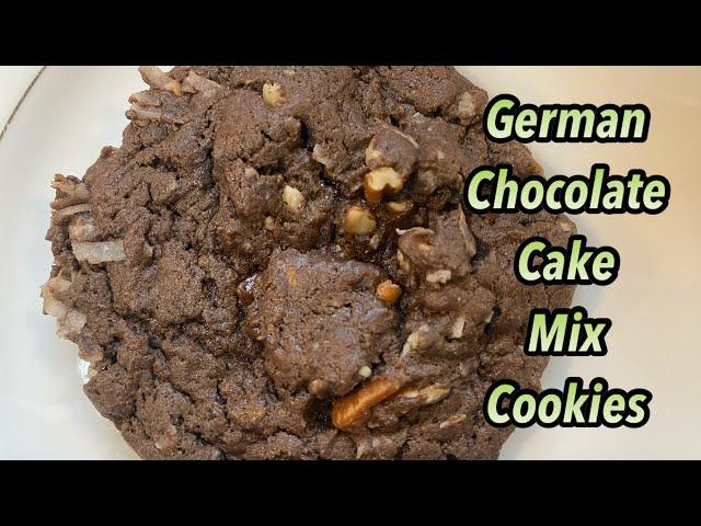 German Chocolate Cake Mix Cookies/ Twisted Mike’s