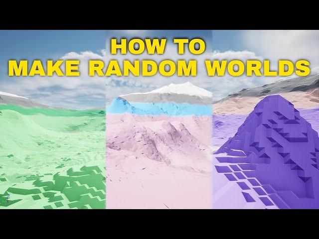 Random World Generation with Voxel Plugin