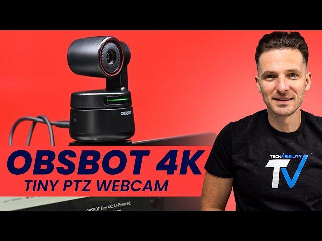 OBSBOT 4K Tiny PTZ Camera Unboxing Review and Comparison To Logitech Brio 4K