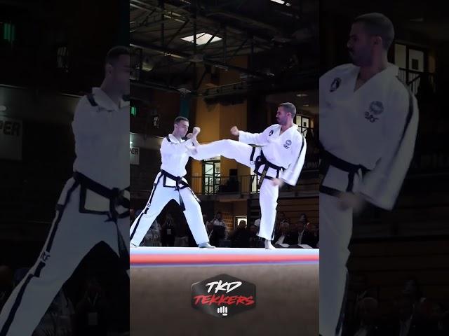 best ITF TAEKWON-DO kicking control and Leg strength!#tkd #fighting #demo