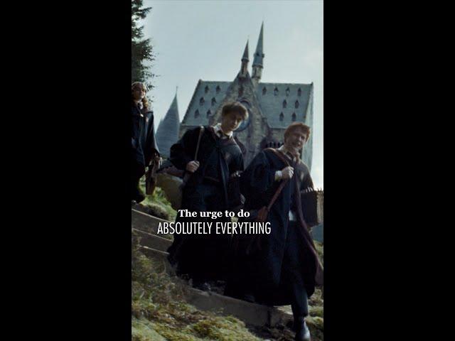 Hermione doing everything #HarryPotter #HermioneGranger