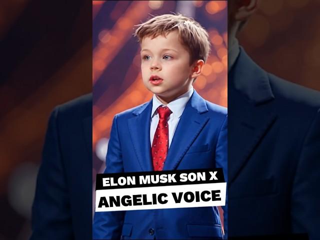 Elon Musk's Son X Singing  - My Dad Teaches Me Christ #shorts  #elonmusk #littlex
