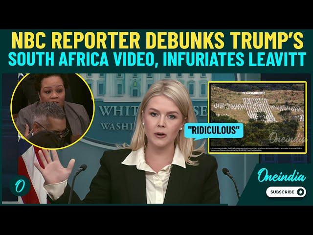 NBC Reporter CHALLENGES Trump Team Over White Crosses Video | WH Press Secretary FIRES BACK