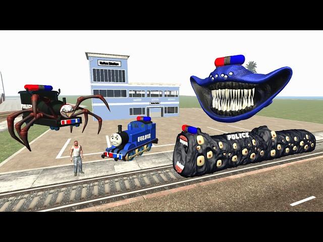 Franklin Found Horror Police Trains in Indian Bike Driving 3D