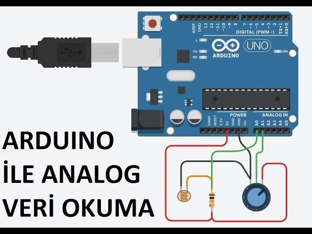 Arduino ile analog veri okuma sensör okuma