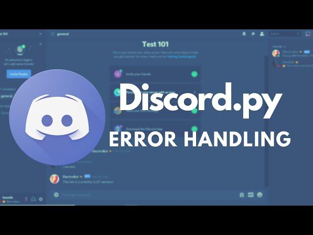 Error Handling in Discord.py | Part 5: Make your own discord bot using Python!