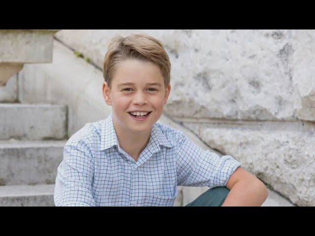 Prince George looks to follow in his father's footsteps and learning to fly