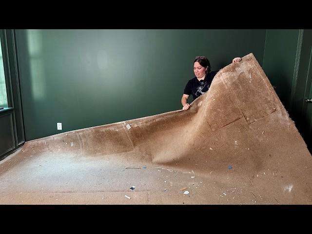 I Got Rid of My Disgusting Carpet! and Installed New Floors // Extreme Bedroom Makeover pt.2