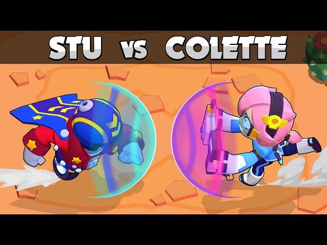 STU vs COLETTE | 1vs1 | 27 Test | Brawl Stars