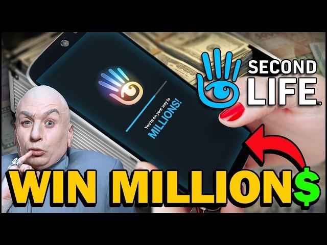 Second Life MOBILE MILLIONS! You could win up to L$ 1,000,000 (virtual currency - worth $4,000 USD!)