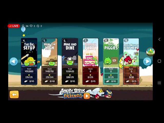 Angry Birds Ham Em High All Levels