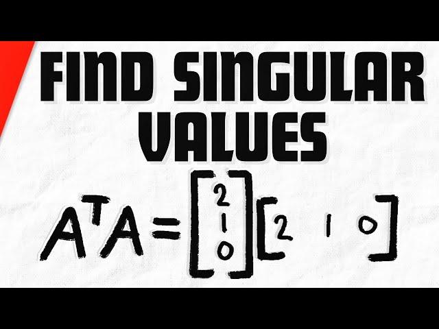 Find Singular Values of the Row Matrix | Linear Algebra Exercises