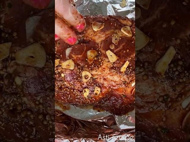 Домашняя Буженина запечённая в духовке  Полное видео на канале Asti recipe ▶️