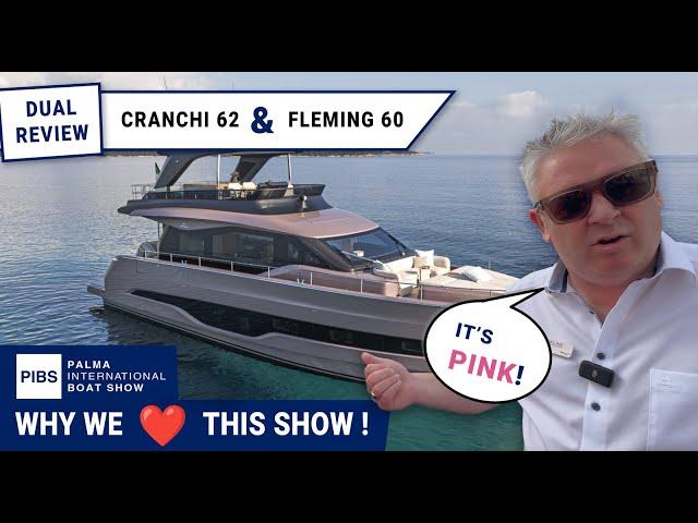 Quick Review of New Cranchi 62, New Fleming 60 at Palma Show!