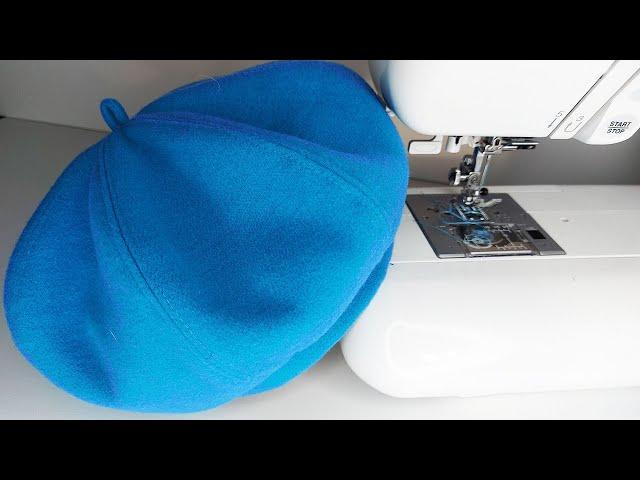  You will love this sewing method. Beret with his own hands + a pattern in 5 minutes