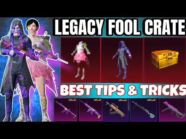 LEGACY LOOT CRATE OPENING BGMI TRICK  THE FOOL M416 CRATE OPENING  LEGACY LOOT CRATE OPENING BGMI