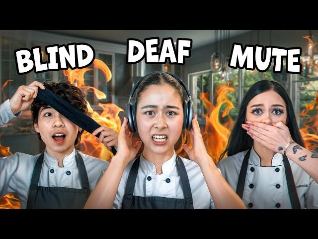 BLIND DEAF MUTE BAKING CHALLENGE (w/ NEVADA, ASHER)