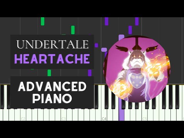 Heartache (Advanced Piano Tutorial) - Undertale