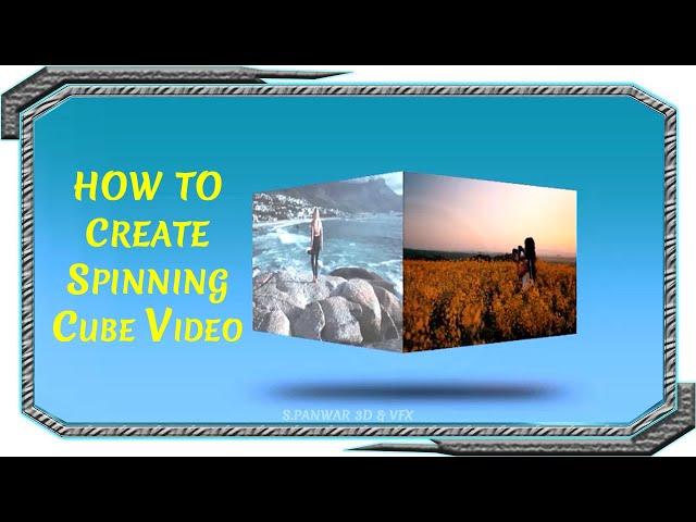 How to create a SPINNING CUBE Video in Adobe Premiere Pro | 2021