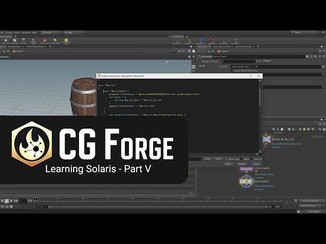 Learning Solaris - Part V - CG Forge