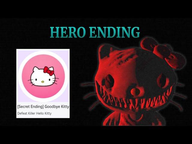 Defeating Hello Kitty! | Secret Ending | Roblox Hello Kitty Museum [HORROR] | Riivv3r