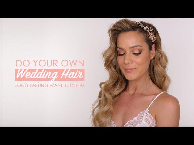 HOW-TO Easy Wedding Hair Waves | Do Your Own Wedding Hair | Shonagh Scott