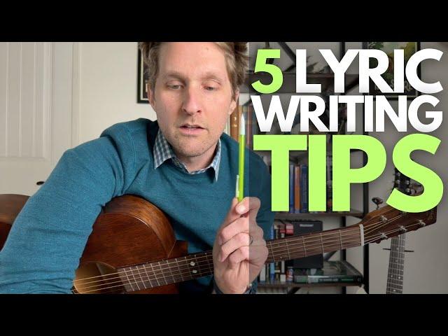 5 Lyric Writing Tips - Songwriting Lessons with Stuart!