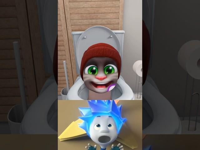 Tom toilet #mytalkingtom2 #tom2 #meme #funny #cute