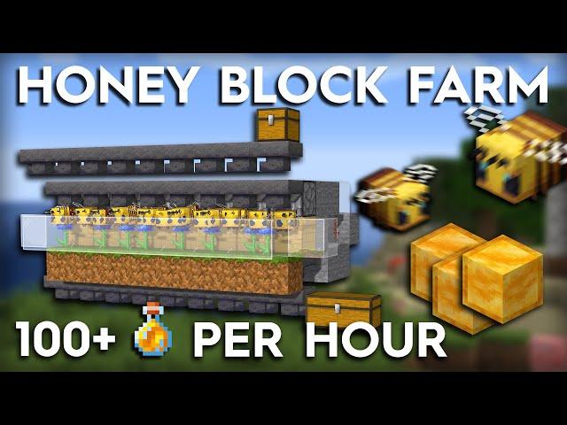 Minecraft Honey Farm Tutorial - Fully Automatic