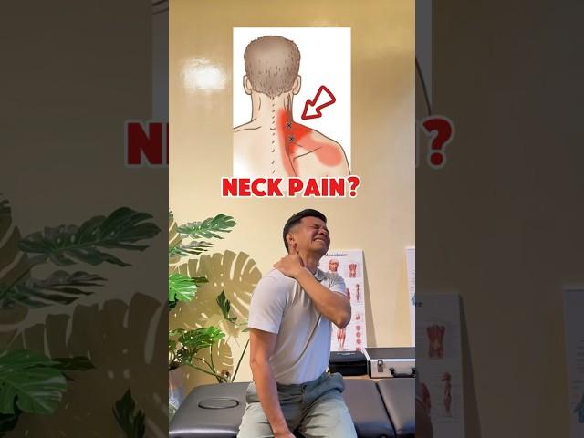 NECK PAIN RELIEF STRETCH IN SECONDS  #neckpain #shortsfeed #youtubeshorts