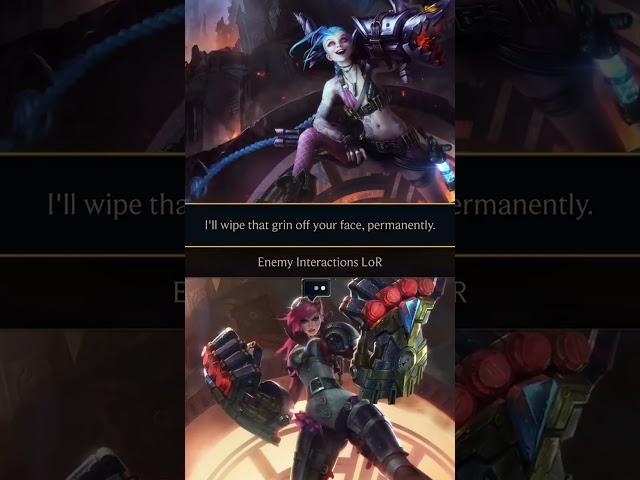 Jinx & Vi interactions LoR / LoL