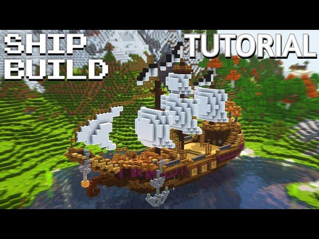 Medieval Ship | FULL TUTORIAL | FREE DOWNLOAD | Timelapse Build