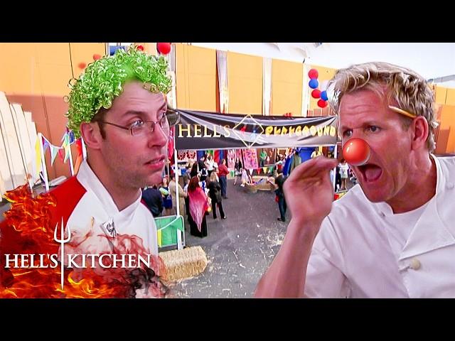 "Hell's Playground" - Chefs Feel The Pressure on Family Night | Hell's Kitchen