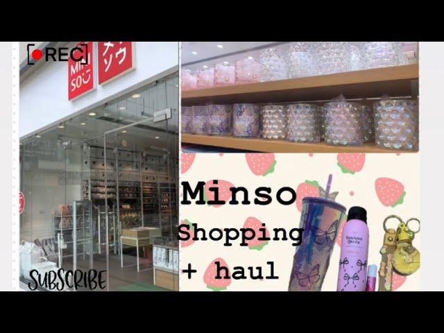 Shopping in miniso vlog + haul (subscribe)