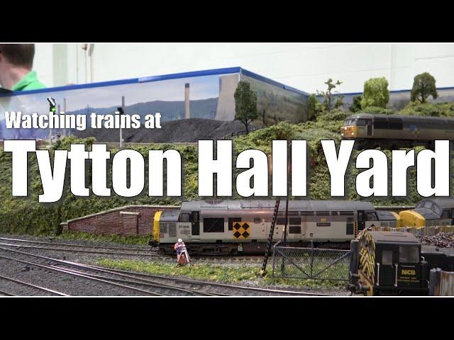 Watching trains at Tytton Hall Yard