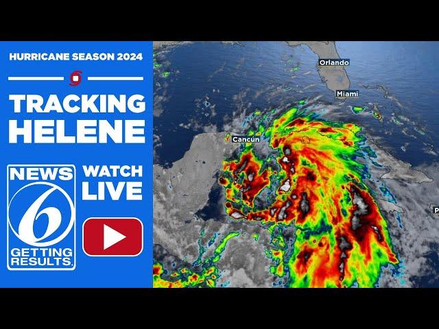 WATCH LIVE: Tracking Helene | 8 a.m. update