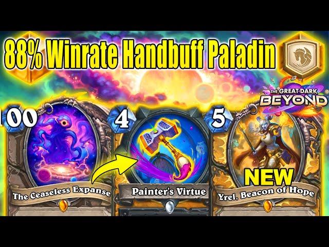 Best Paladin Deck To Craft With Over 88% Winrate To Legend At The Great Dark Beyond | Hearthstone