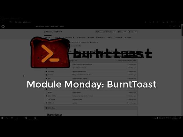 Module Monday: BurntToast